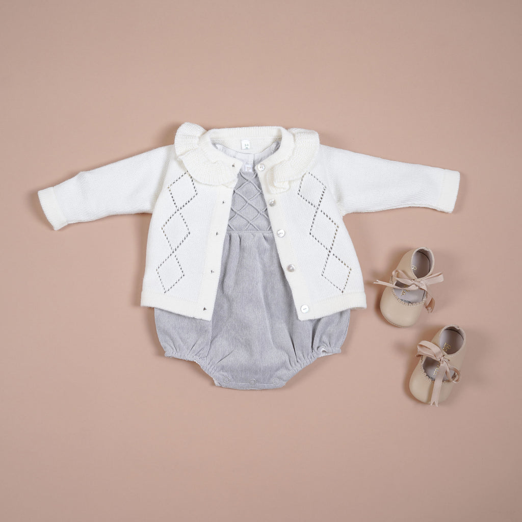 Ranita Florencia Colete Gris Perla