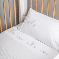 Sabanas Cuna 70x1.40 Bordados Niño