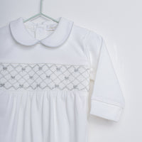 Osito Pijama Lazo Gris