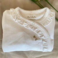 Osito Pijama Kimono Vuelos Algodon Pima Rositas