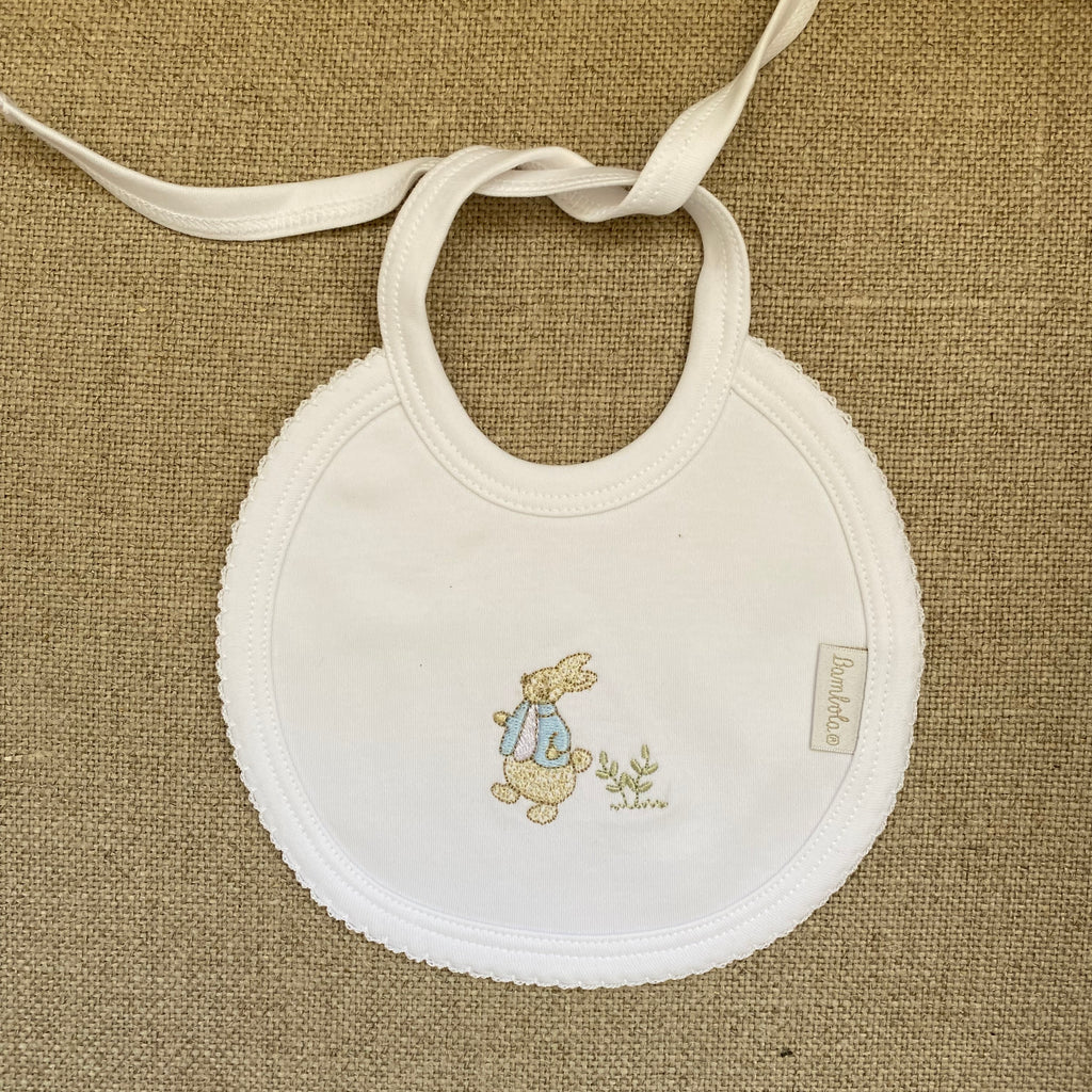 Babero Pima Bordado a Maquina