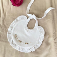 Babero Algodon Pima Rositas