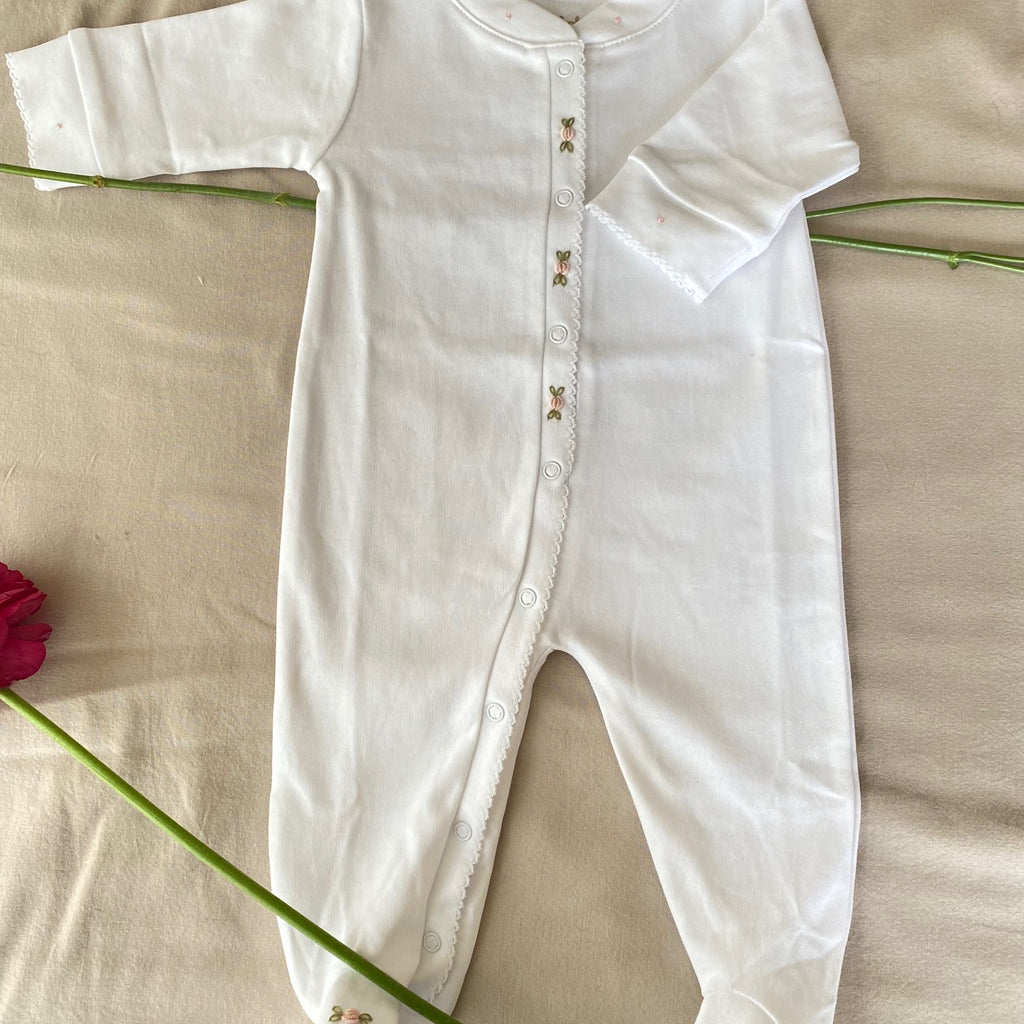 Osito Pijama Agustin Algodon Pima Rositas