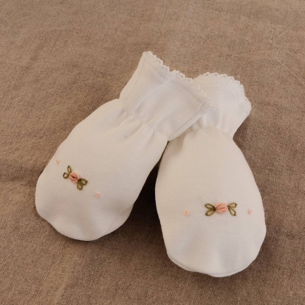 Mitones Algodon Pima Rositas