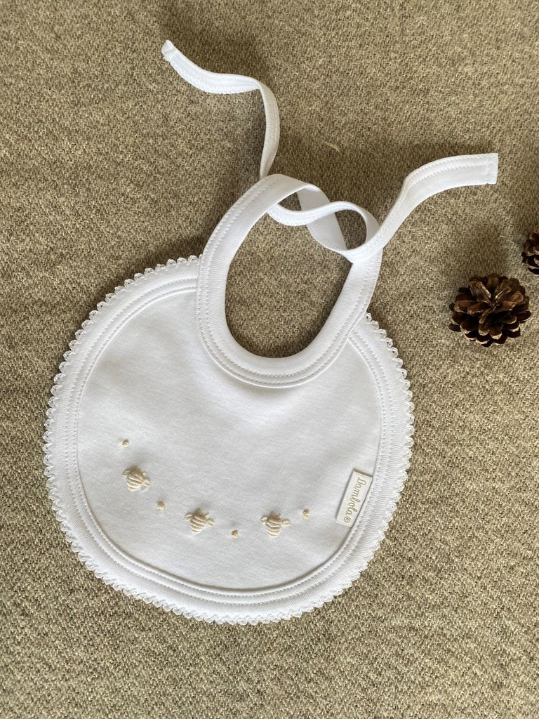 Babero Algodon Pima Abejas