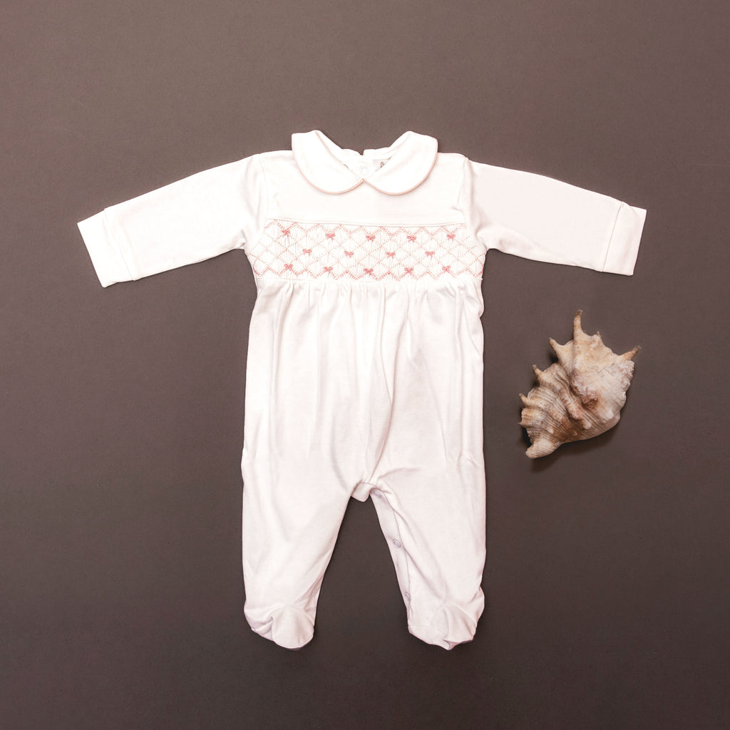 Osito Pijama Lazo Rosa