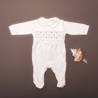 Osito Pijama Lazo Gris