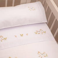 Sabanas Moises o Colecho Bordados Niño