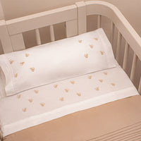 Sabanas Cuna 70x1.40 Bordados Neutro