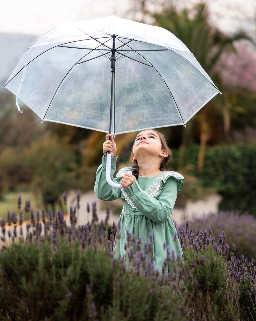 Vestido Valeria Lino color Menta