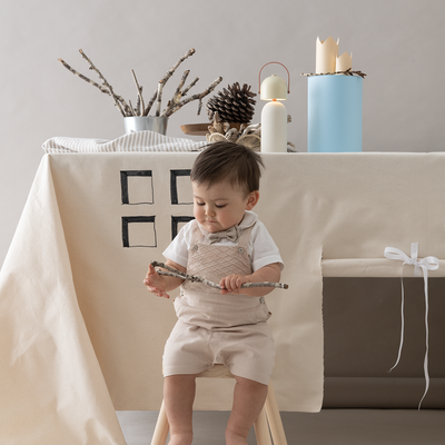 Conjunto Carlos Eduardo beige