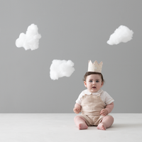 Conjunto Bautizo Benjamin Beige Corto