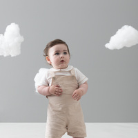 Conjunto Bautizo Benjamin Beige Corto