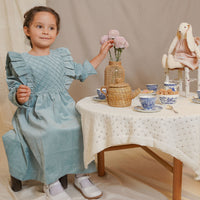 Vestido Florencia Cotele Menta