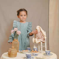 Vestido Florencia Cotele Menta