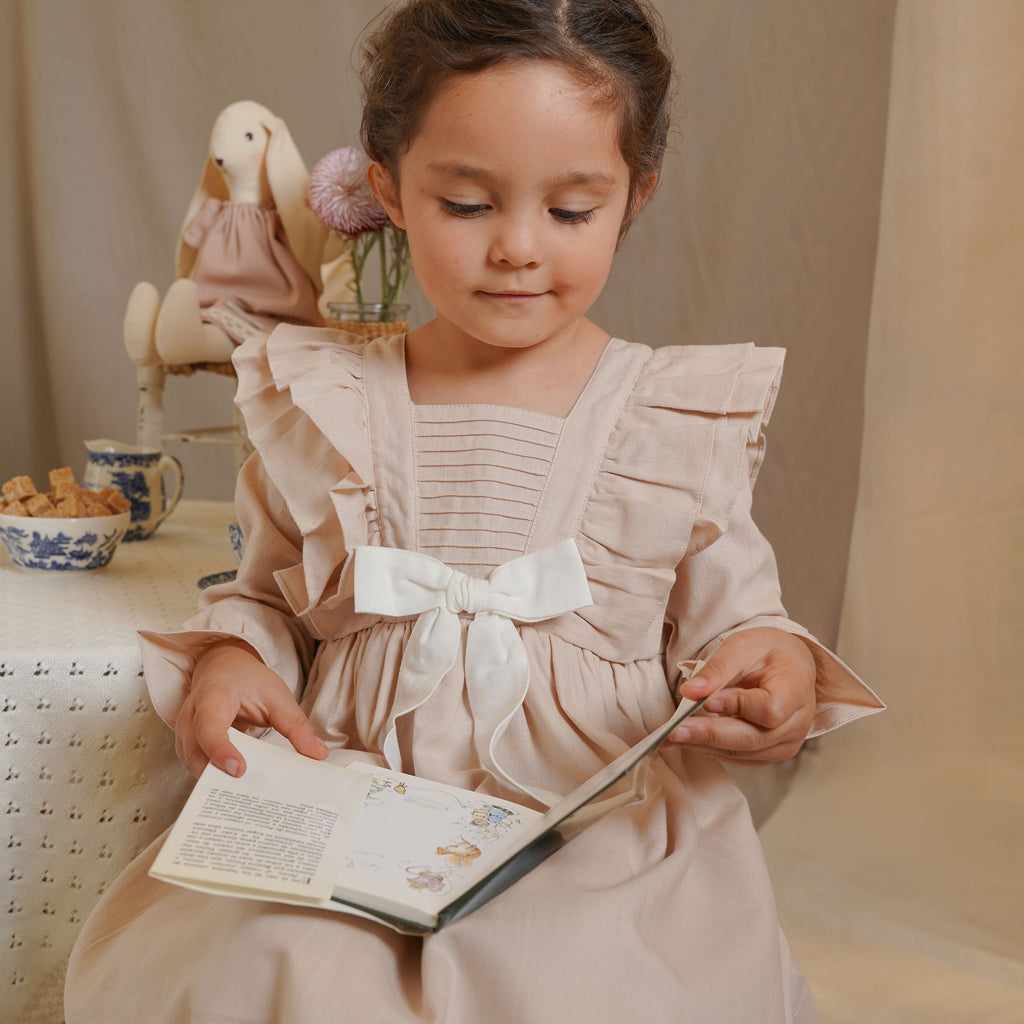 Vestido Acacia Lino Beige