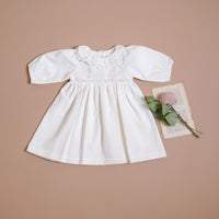 Vestido Antonia Cotele Blanco