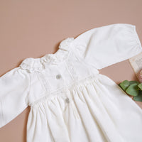 Vestido Antonia Cotele Blanco