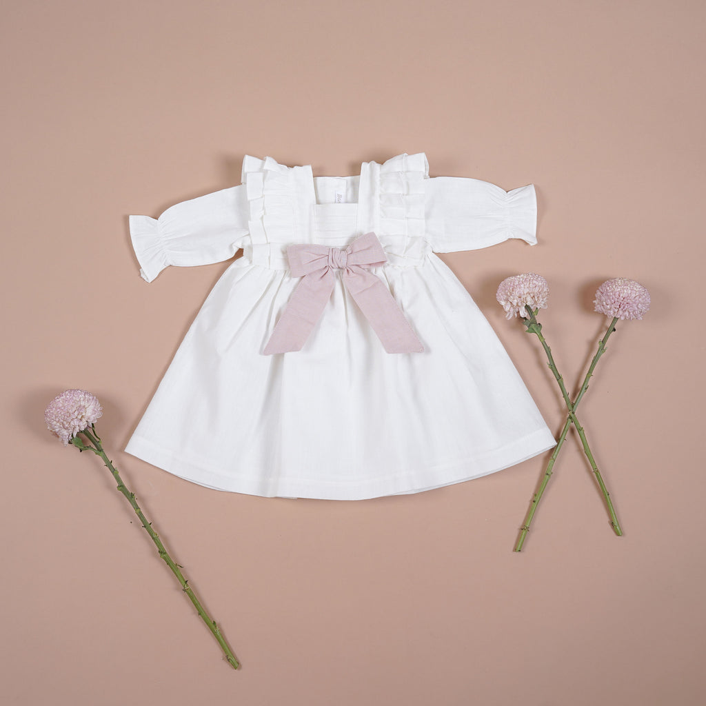 Vestido Acacia Lino Crudo