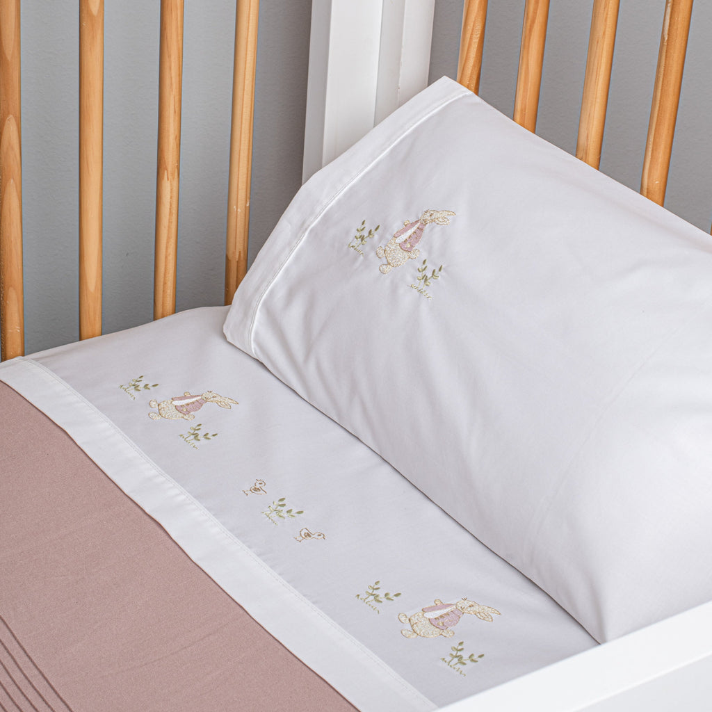 Sabanas Moises o Colecho Bordados Niña