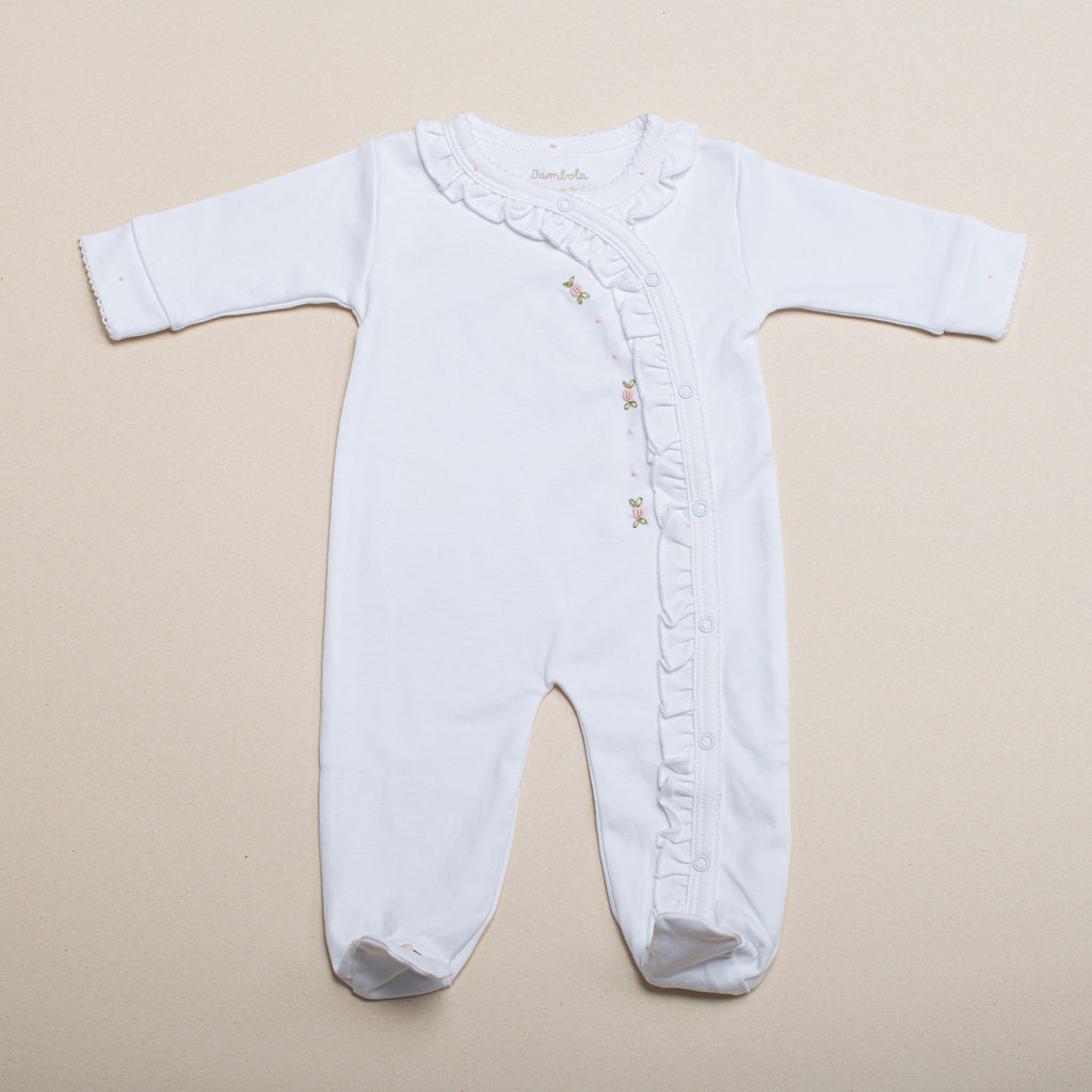 Osito Pijama Kimono Vuelos Algodon Pima Rositas