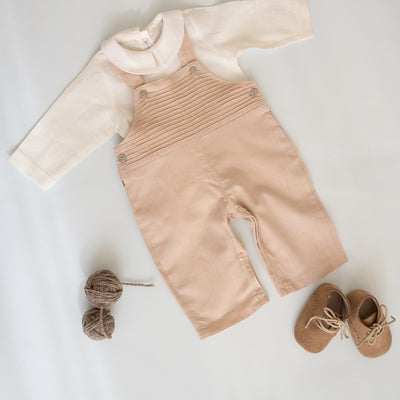 Conjunto Jardinera Lino Beige