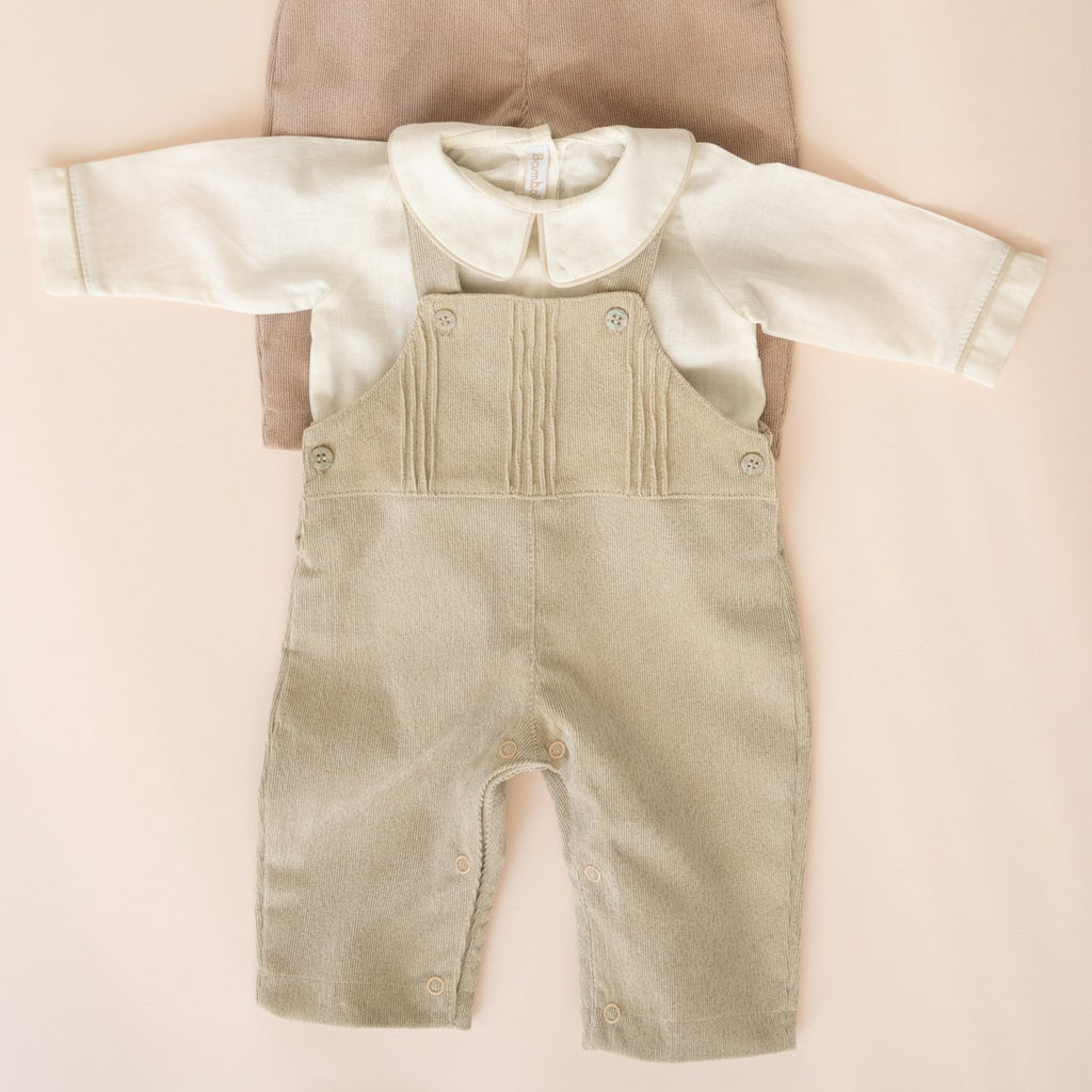 Conjunto Jardinera Arthur cotele Beige