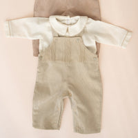 Conjunto Jardinera Arthur cotele Beige