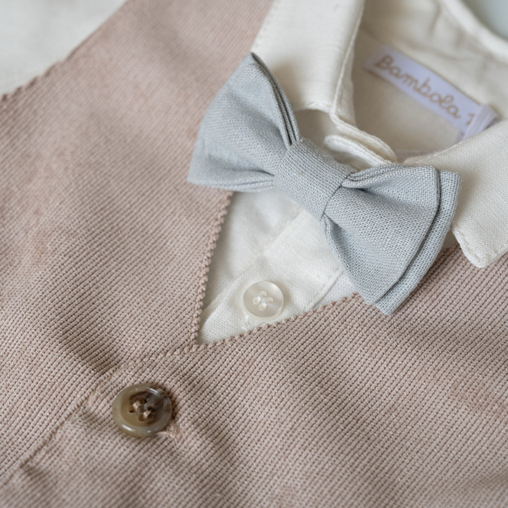 Conjunto Albert Cotele Beige Gillette + Pantalón