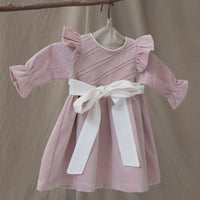 Vestido Odette Cotele Palo Rosa