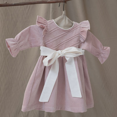 Vestido Odette Cotele Palo Rosa