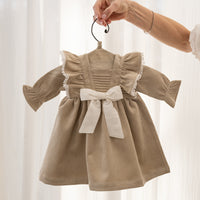 Vestido Acacia Cotele Beige