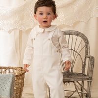 Conjunto Jardinera Arthur Cotele Blanco
