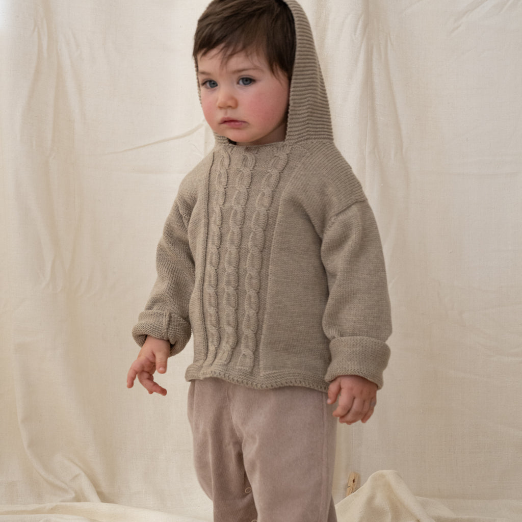 Chaleco Cierre Atrás Charlie Beige
