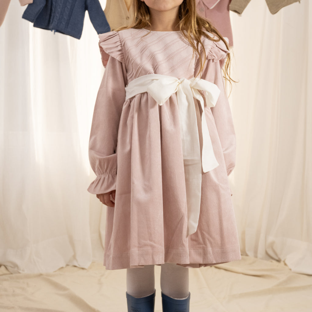 Vestido Odette Cotele Palo Rosa