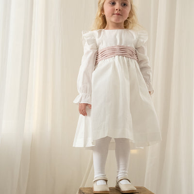 Vestido Colette Cinto Palo Rosa