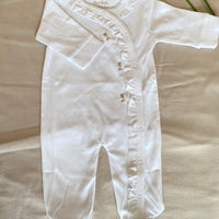 Osito Pijama Kimono Vuelos Algodon Pima Rositas