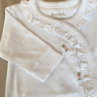 Osito Pijama Kimono Vuelos Algodon Pima Rositas