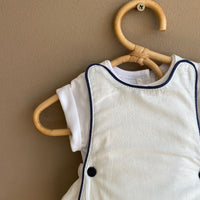 Conjunto Marinero Gerard Lino Blanco Bombacho + Polera