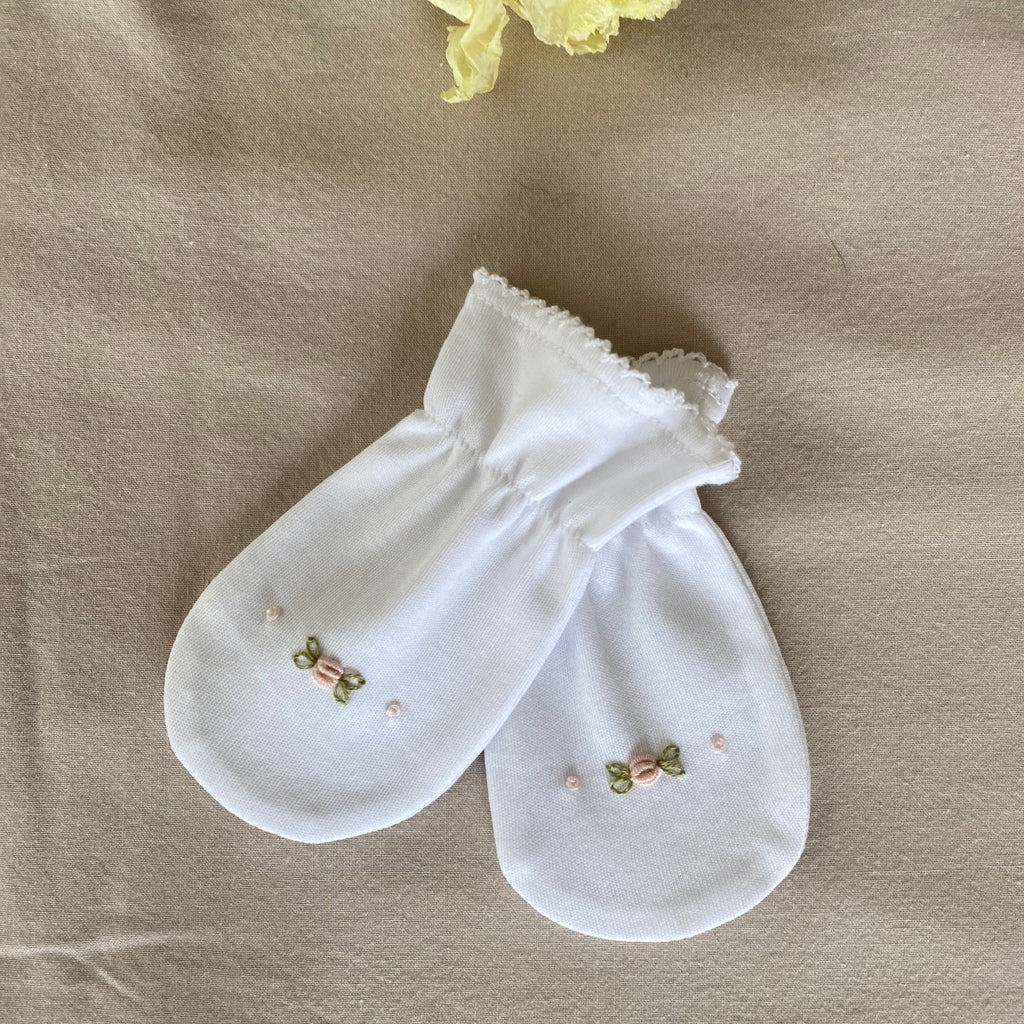 Mitones Algodon Pima Rositas