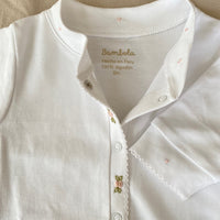 Osito Pijama Agustin Algodon Pima Rositas