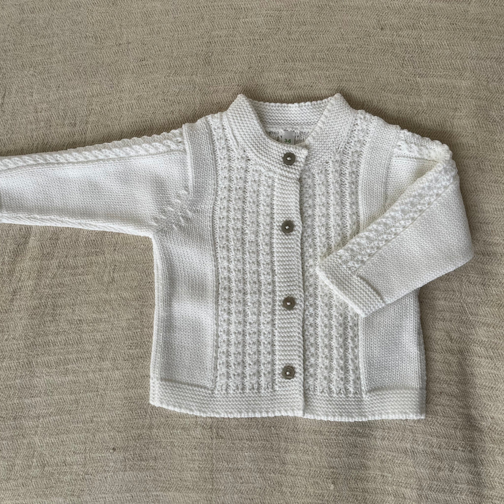 Chaleco Trenzas Blanco