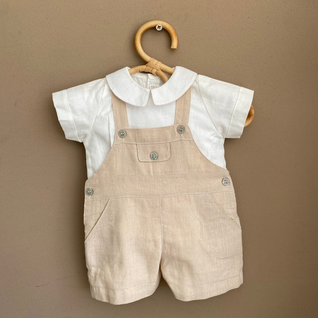 Conjunto Jardinera Rodolfo Beige