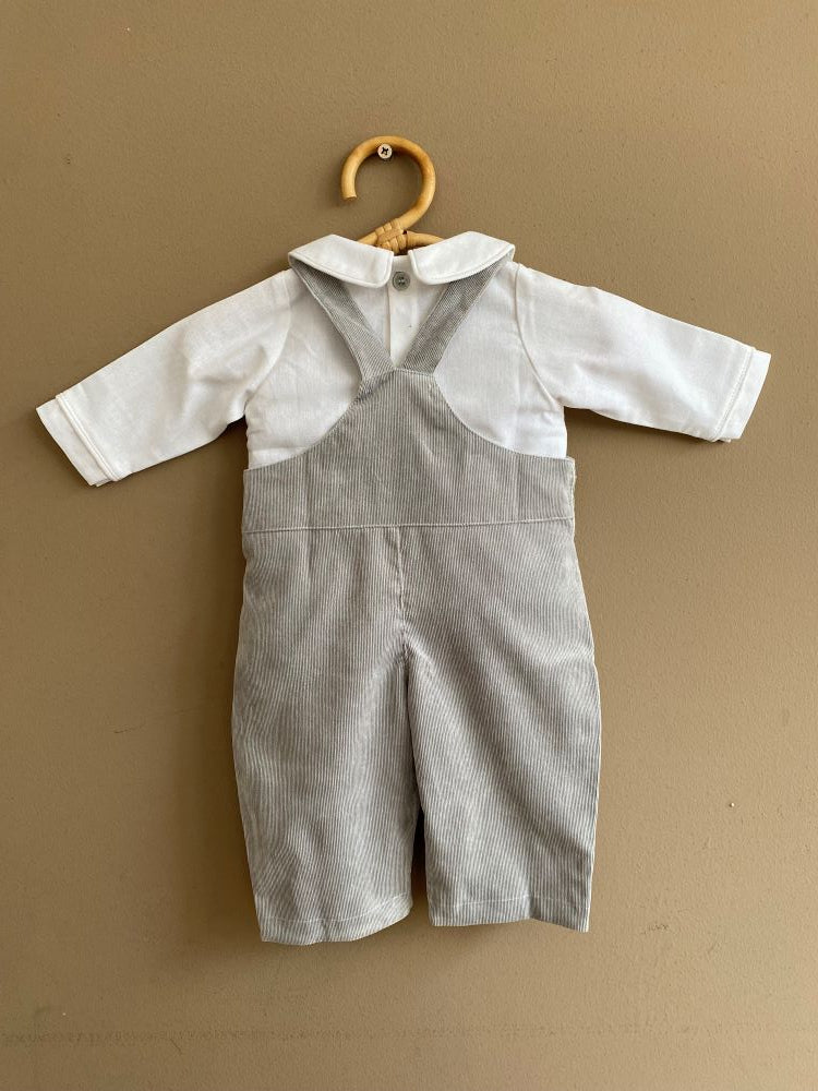 Conjunto Benjamin Corderoy Gris