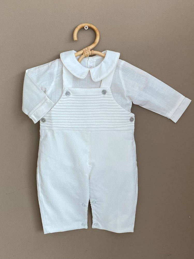 Conjunto Benjamin Corderoy blanco