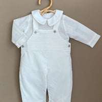 Conjunto Benjamin Corderoy blanco