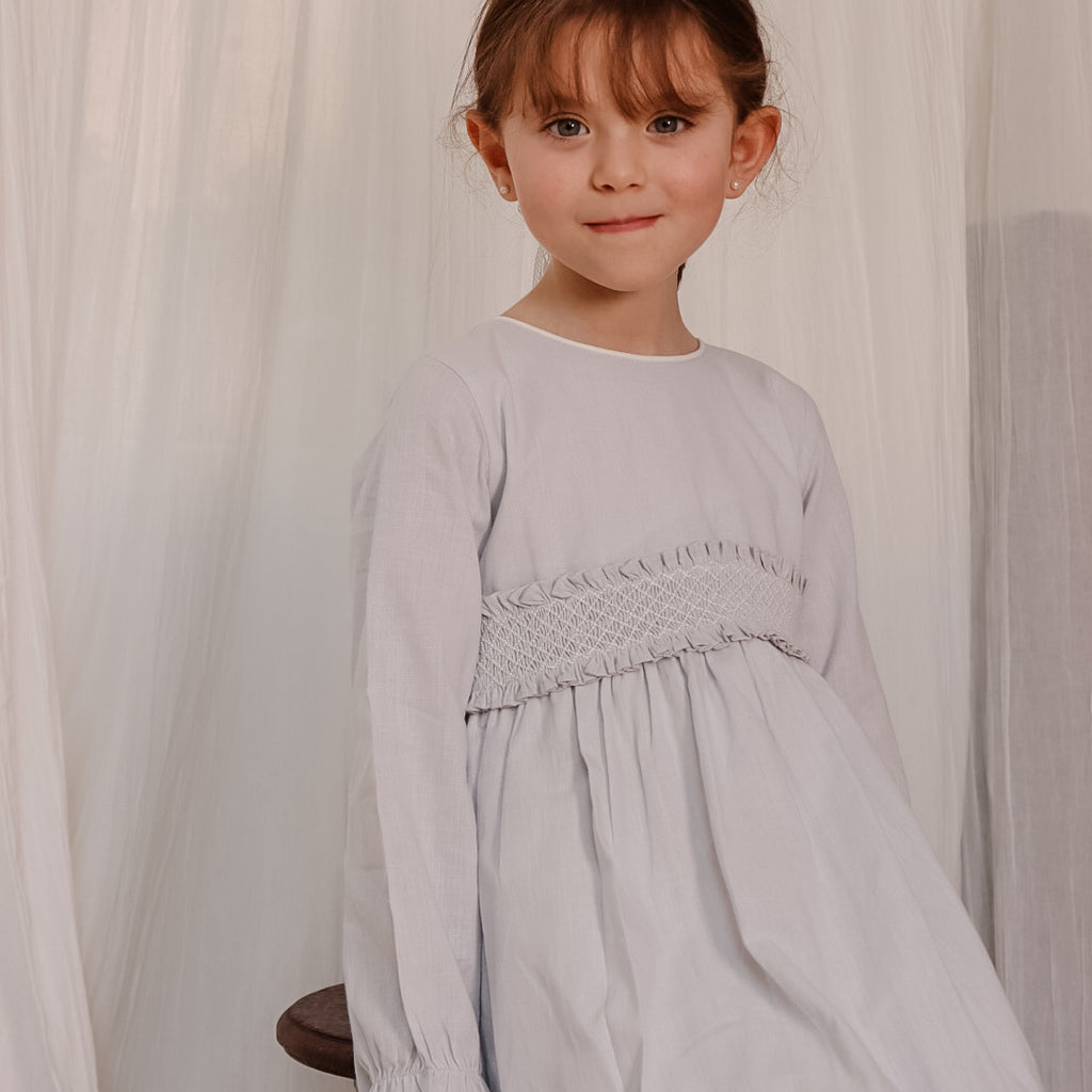 Vestido Violeta Celeste Viejo