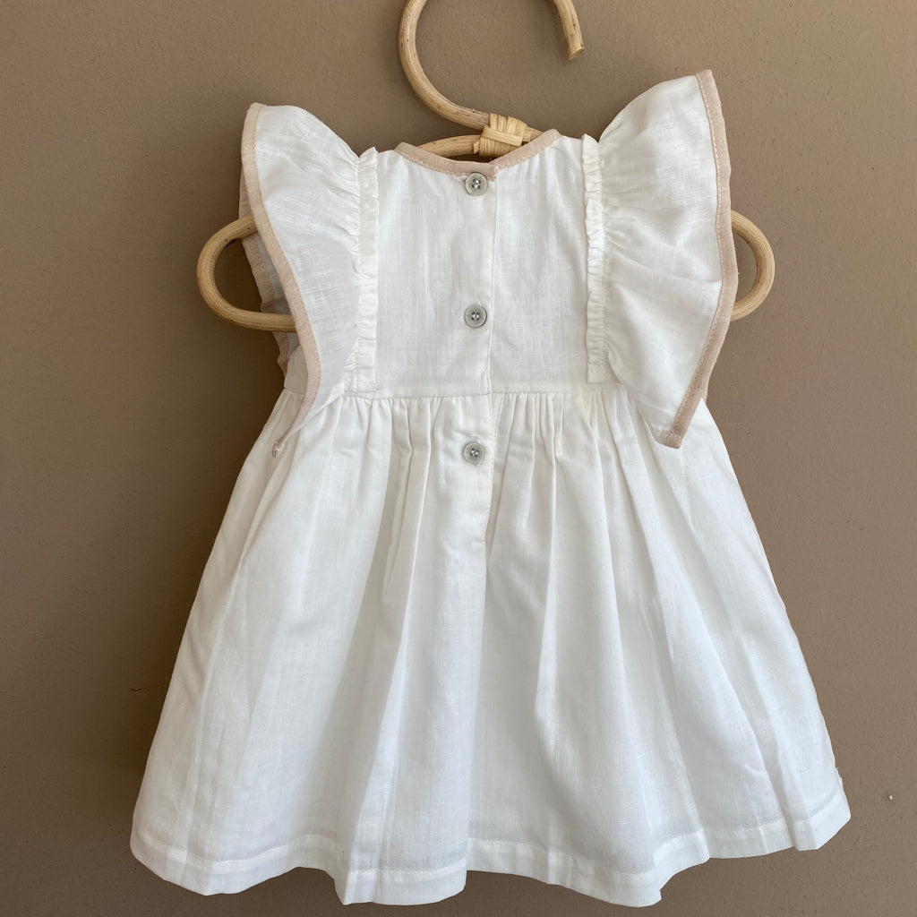 Vestido Camille Aplicacion Natural