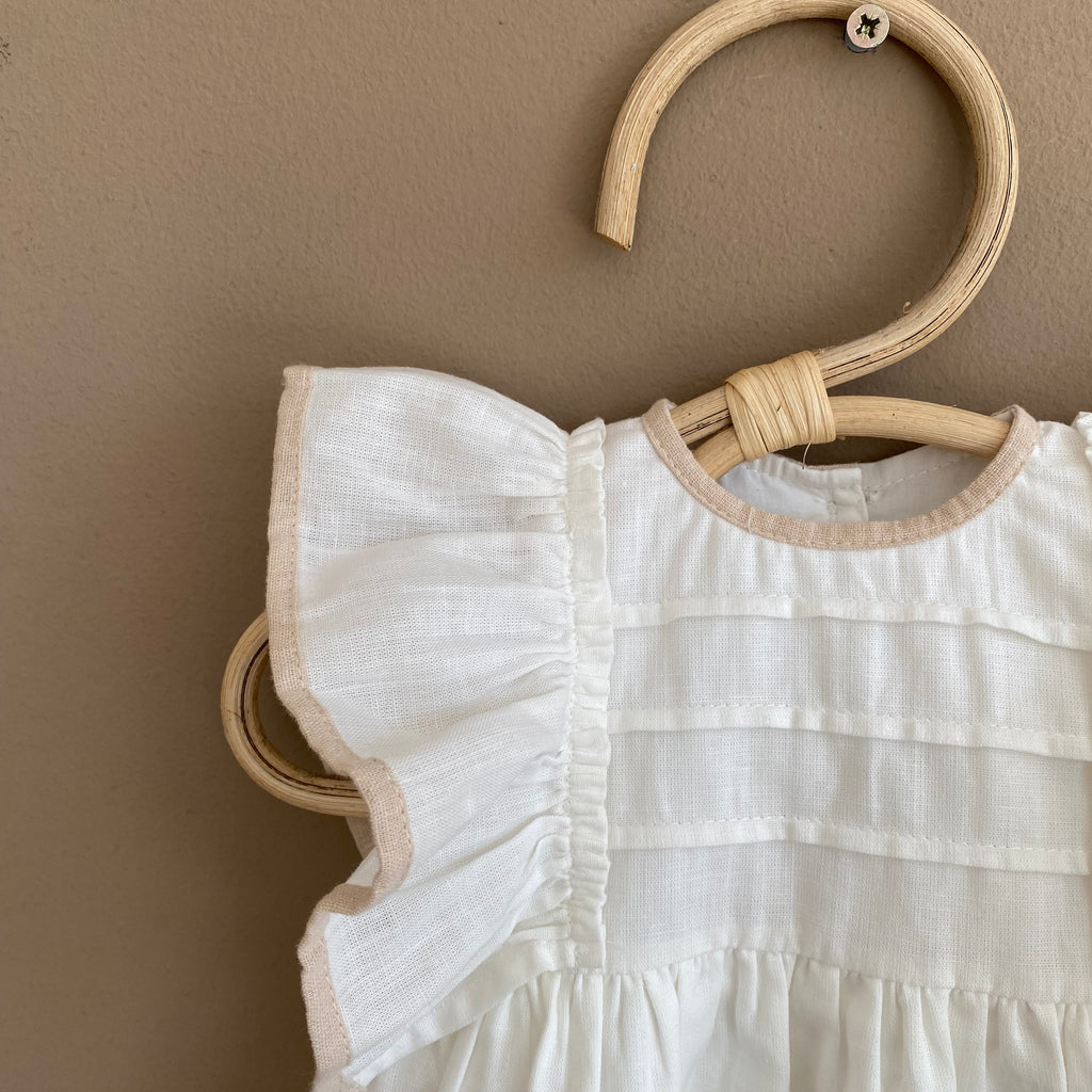 Vestido Camille Aplicacion Natural