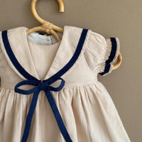 Vestido Marie Lino Crudo